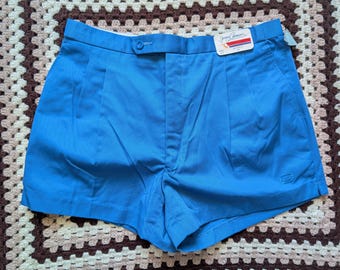 Vintage 1980s deadstock tennis shorts - 32" waist - elastic waistband (11.5" rise) - 3.25-3.5" inseam