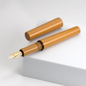 Handmade Ebonite Fountain Pen with Steel Nib
