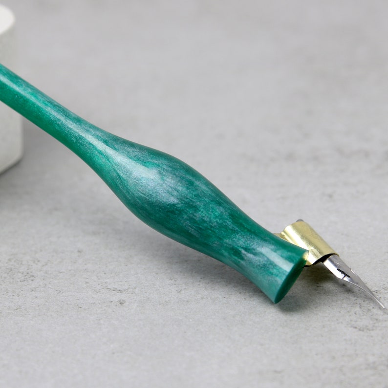 Oblique Pen Holder Calligraphy Pen Calligraphers Gift Etsy