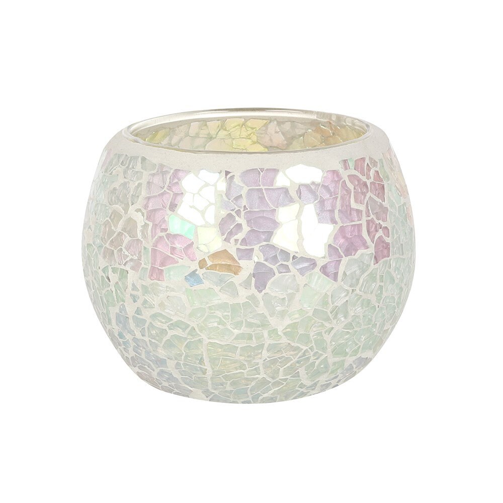Iridescent tea cheap light holder