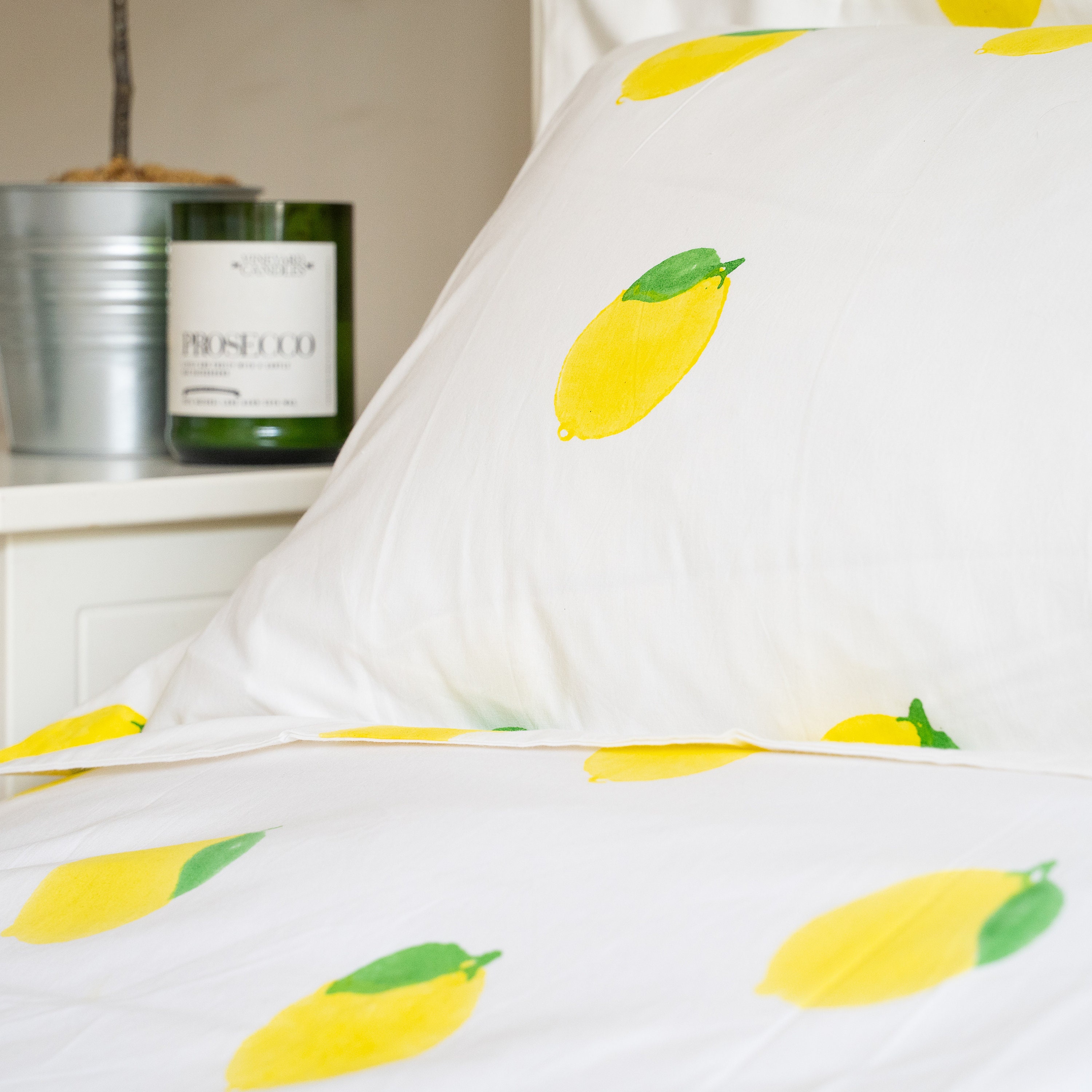 Lemon Bedding Set Etsy UK