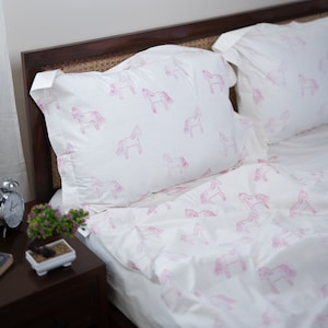 Pink Pony Bedding Set