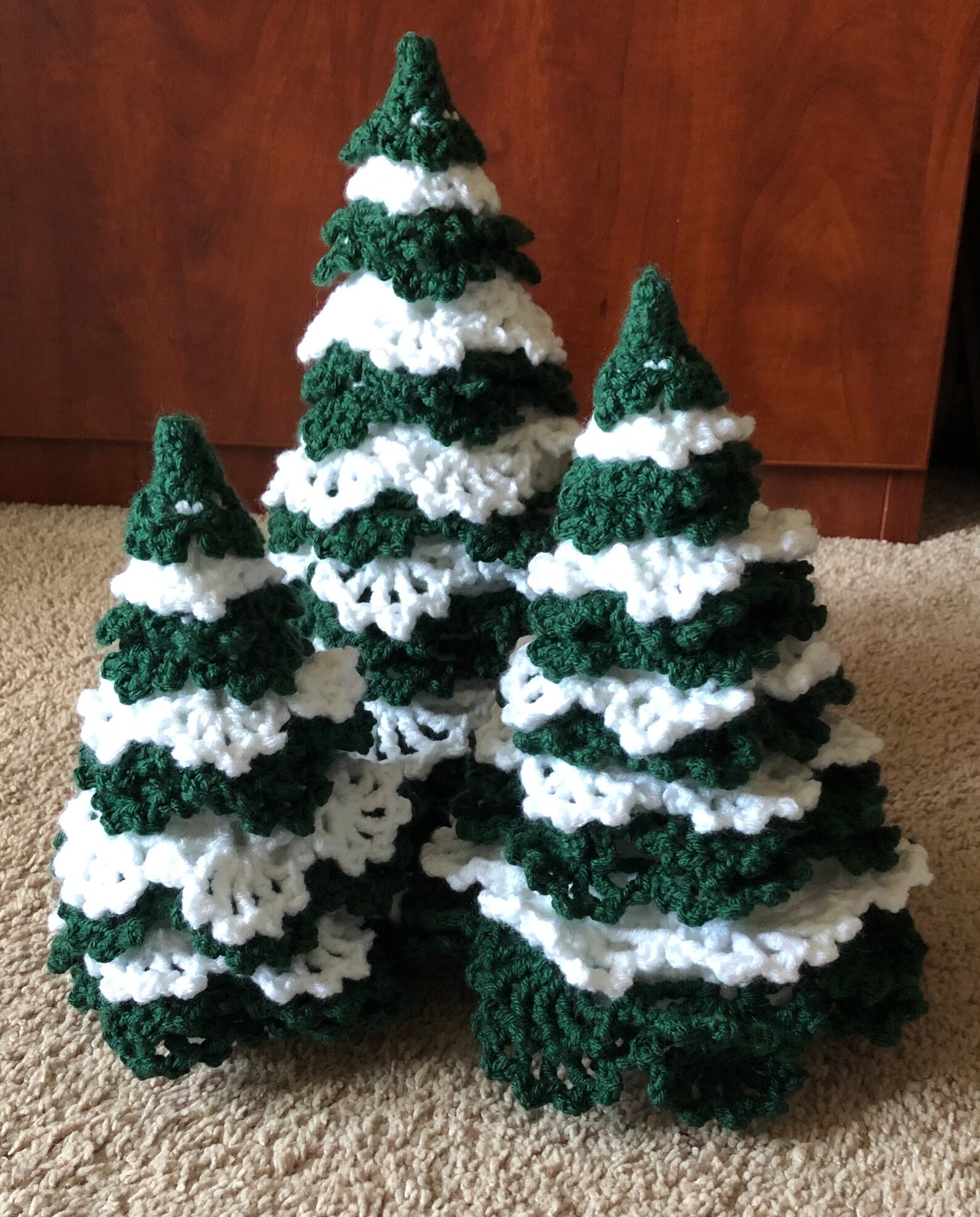 Crocheted Christmas Tree Etsy