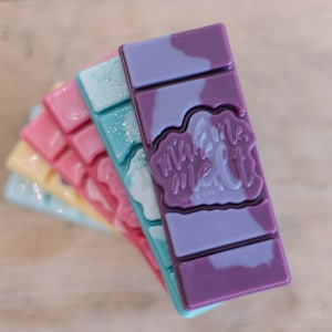Highly Scented Wax Melt 50g Snap Bar Scented Wax Fragrance Melts Long Lasting Strong Fragrance Scented Melts Bar Coloured Wax Melt for Home