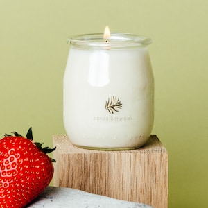 Caja de regalo con velas relajantes de soja: Set de fragancias naturales para el hogar.