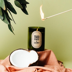 Luxury Botanical Candle Gift – Natural Soy Wax Scented Candle for Birthday, Thinking of You, Self Care, Relaxation or New Home, Wedding Gift