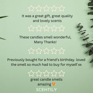 French Lavender Candle Gift Soy Wax Candle for Mum Day Candle Present for Her Scented Candle Home Decor Style Idea luxury Candle for House image 8