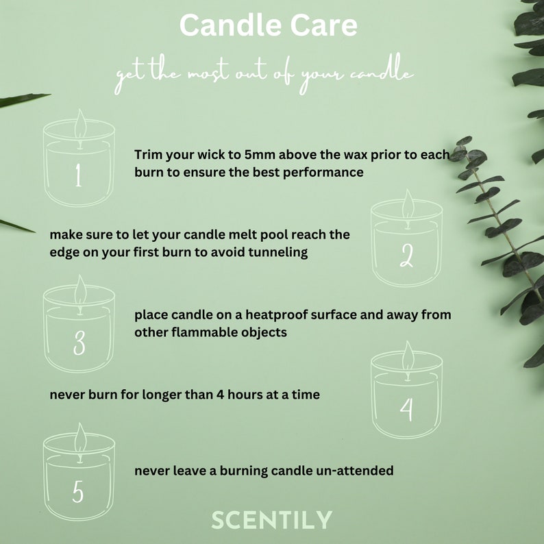Calming Soy Candle Gift for Relaxing Natural Wax Candle Gift Box for Home Decor Candle Handmade Natural Candle Jar for Home Fragrance Set image 9