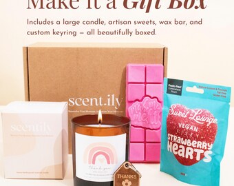 Bougeoir En Forme De Cœur Avec Message Motivant - Cadeau Inspiration, Encouragement, Décoration Positive (Bois, 2 Bougies Incluses)