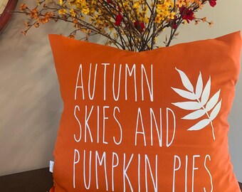 Rae Dunn inspired Fall Pillow Cover