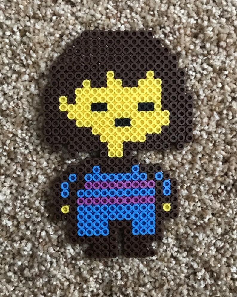 Frisk Perler Bead Undertale Etsy