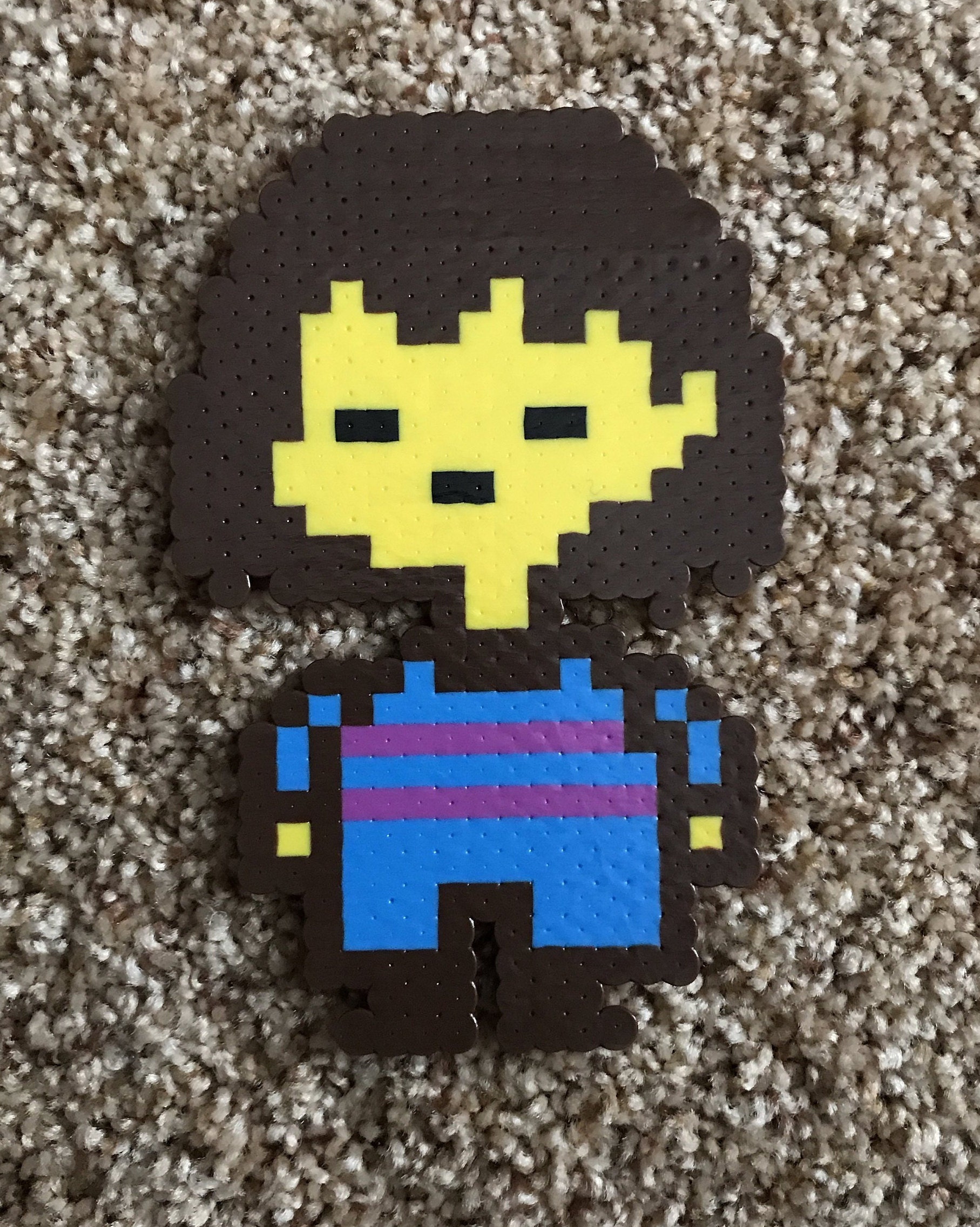 Frisk Perler Bead Undertale Etsy