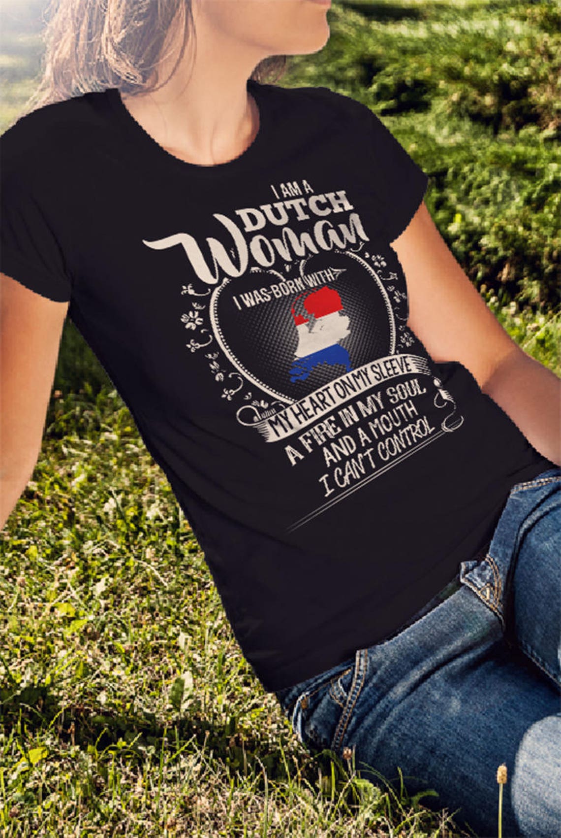 I Am A Dutch T-shirt Dutch Women T-shirt Funny Dutch Tee | Etsy