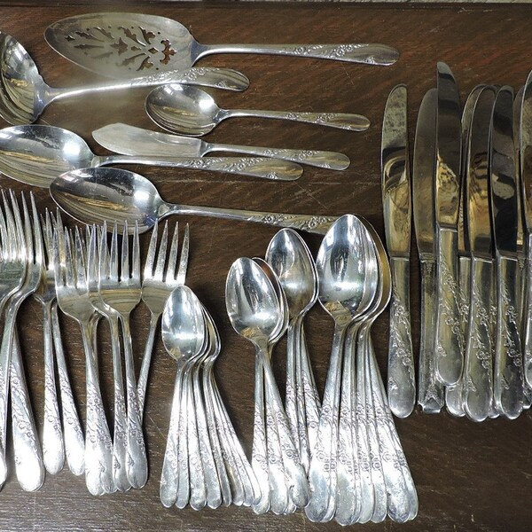 Oneida Community Tudor Plate Flatware Etsy