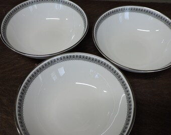 Set of 3 Royal Doulton Ravenswood Fruit Dessert Bowls