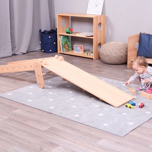 Ladder and Climbing/Sliding Board accessories for Climbing triangle / Montessori climbing gym for kids and toddlers / Leiter und Rutche image 5