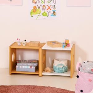 MONTEshelf MINI / Nursery Shelves / Toddler Toy Shelf / Bookshelf / SOLID WOOD