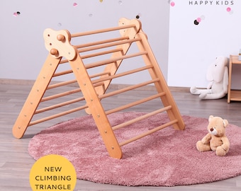 NEW!!! Better Climbing Triangle BRUBI - Foldable with adjustable angle / Full solid wood