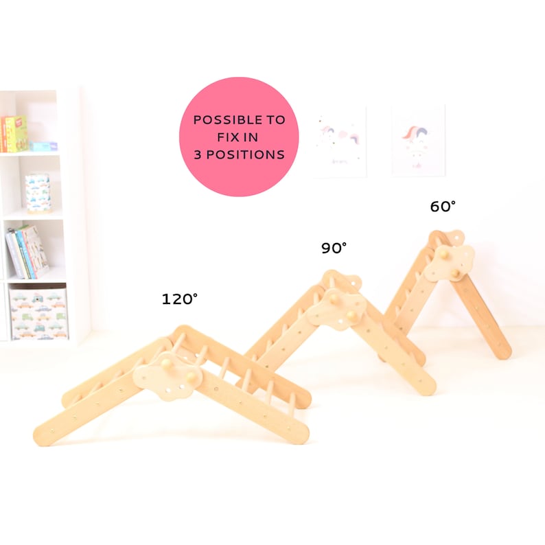 BABY SET of 3: New Better Baby Climbing Triangle BRUBIRampBaby Climbing Arch / Kletterdreieck mit Rutche und Kletterbogen zdjęcie 6