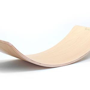 Rocking board Oiled/ Balance board / Curvy board / Rocker/ Schaukelbrett zdjęcie 7