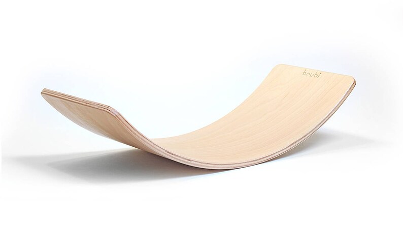 Rocking board Oiled/ Balance board / Curvy board / Rocker/ Schaukelbrett zdjęcie 7