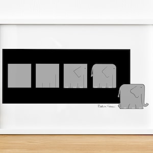 Poster Metamorfosi - Elefante