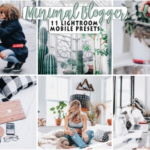 11 minimalistycznych blogerów | Presetów do mobilnego programu Lightroom