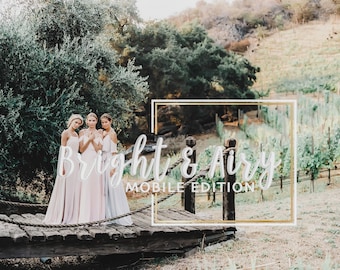 Colección preestablecida de Lightroom luminosa y aireada/móvil