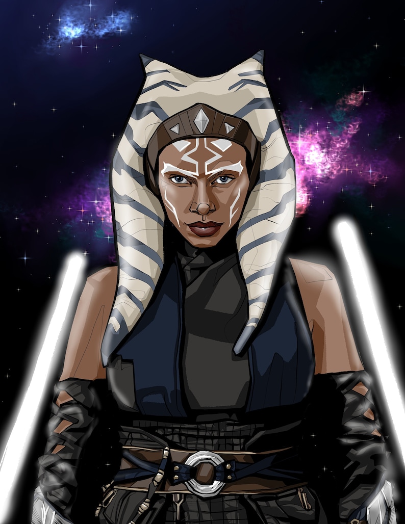 A Long Time Ago... Ahsoka Tano Star Wars the Mandalorian Clone Etsy