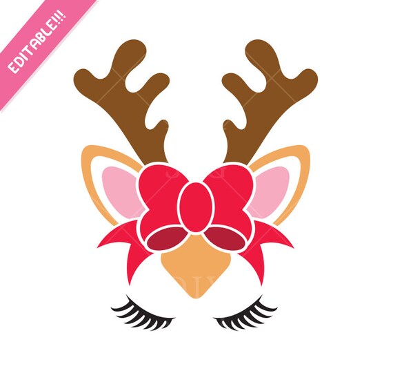 Download reindeer svg reindeer face svg reindeer clip art reindeer ...