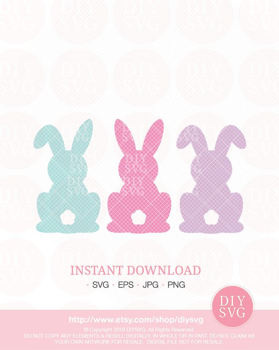 easter svg, bunny svg, easter bunny, easter bunnies, bunny tail, easter bunny svg, easter bunnies svg, bunny clipart Il_570xn