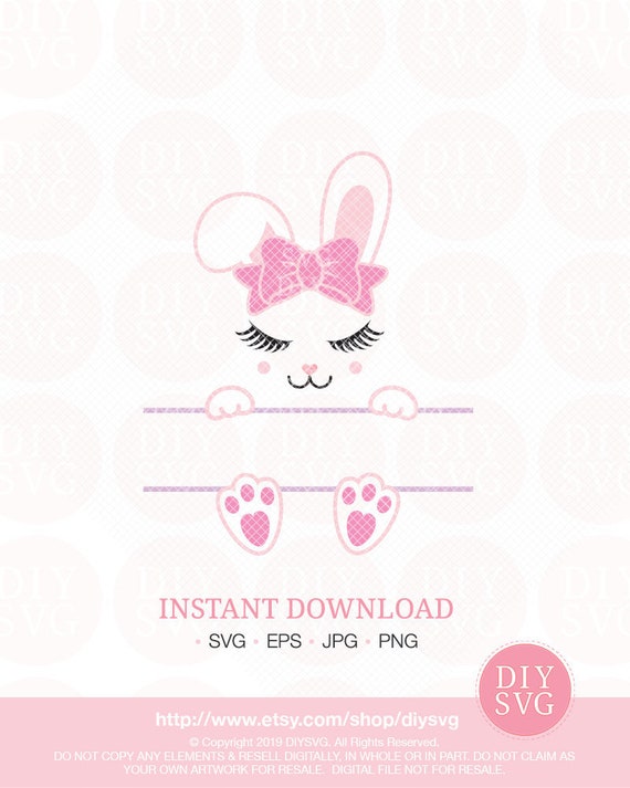 Download Bunny Svg Bunny Name Svg Easter Bunny Svg Easter Svg Easter Etsy