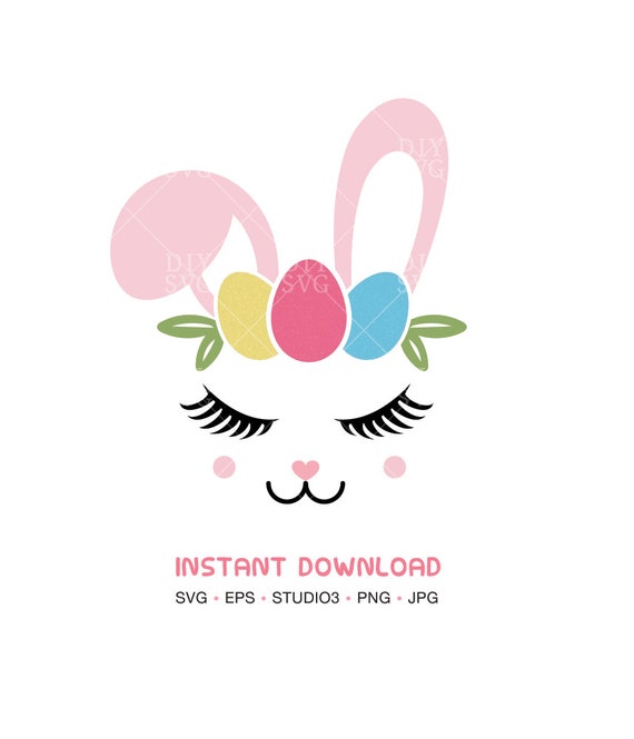 Download Bunny svg Bunny face svg Easter bunny svg Easter svg Bunny ...