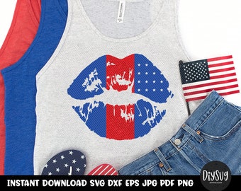4th of july, 4th of july svg,  july 4th svg, fourth of july, fourth of july svg, 4th of july shirt, lips svg, svg cut file