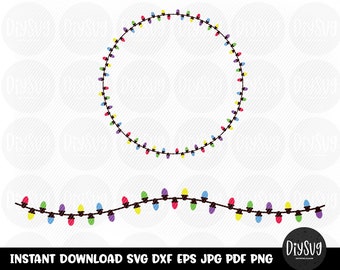 christmas lights, christmas lights svg, christmas monogram frame svg, my favorite color is christmas lights png, christmas lights clipart