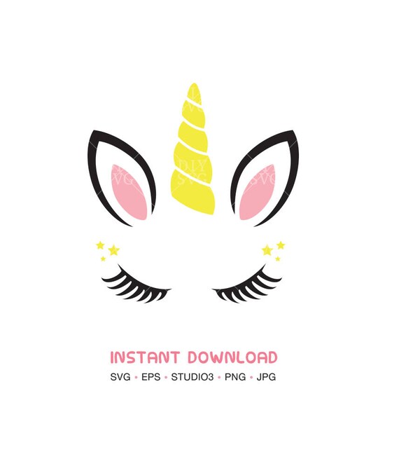 Download Unicorn svg Unicorn head svg Unicorn clip art Unicorn face ...