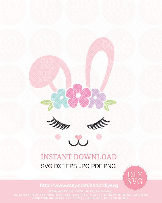 Download Bunny Svg Bunny Face Svg Easter Bunny Svg Easter Svg Bunny Clip Art Bunny Cut Files Cut Files Easter Shirt Bunny Shirt Bunny Vector By Diy Svg Catch My Party