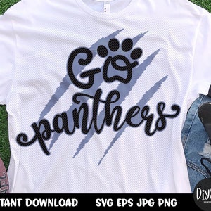 go panthers, panthers svg, panthers team svg, football svg, panther paw, football team svg, football fan svg, sports svg, football shirt