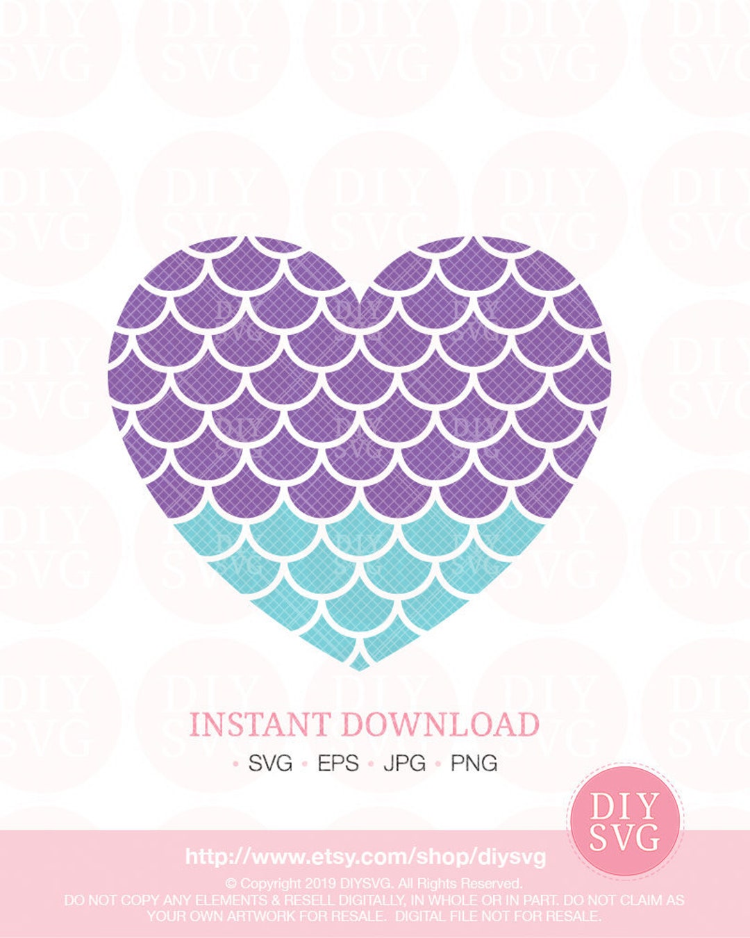 Mermaid Heart | Mermaid Heart Svg | Mermaid at Heart | Mermaid Tattoo ...