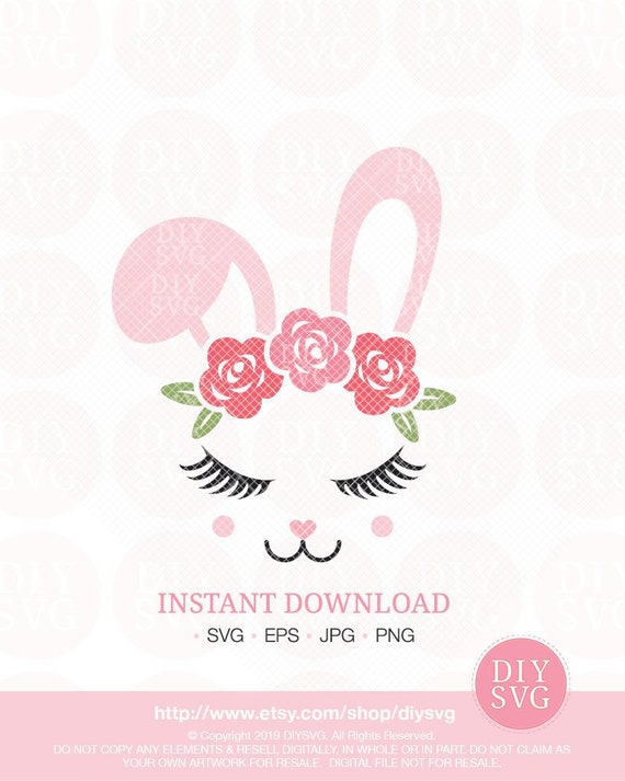 Download Bunny Svg Bunny Face Svg Easter Bunny Svg Easter Svg Bunny Clip Art Bunny Cut Files Cut Files Easter Shirt Bunny Shirt Bunny Vector By Diy Svg Catch My Party