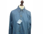 Western Shirt - Vintage Western Shirt - Denim Shirt - Rockmount Ranch Wear - American Vintage Denim Blouse On Style - Western Styling