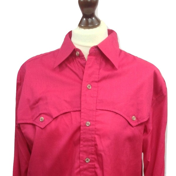 Western Shirt - Vintage Western Shirt - Cowboy Shirt - Cape Over Style Shirt - Western Styling