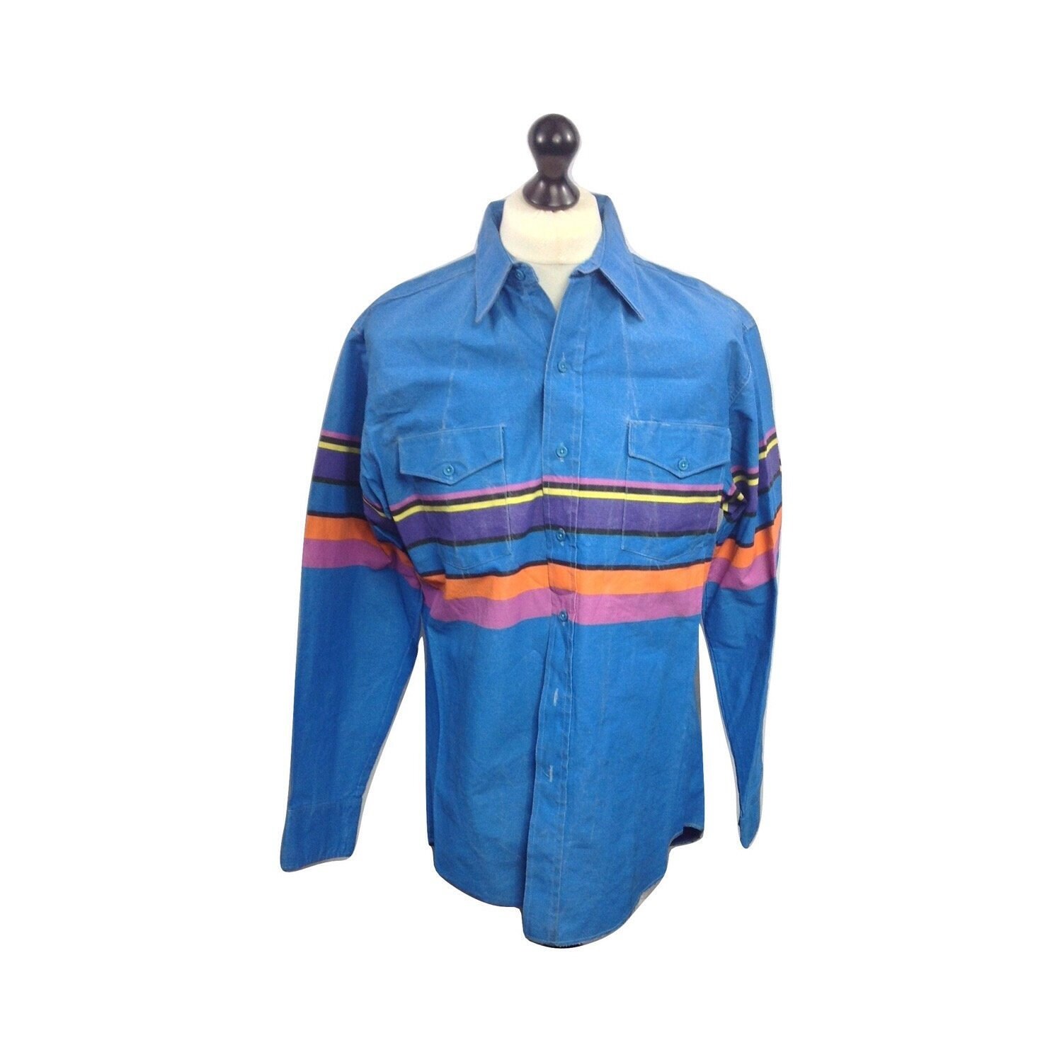 Image of Western Shirt - Vintage Cowboy Rodeo Style By Wrangler Styling