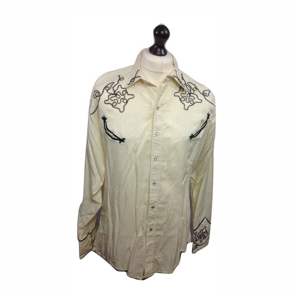 Western Shirt - Vintage Western Shirt - Cowboy Shi