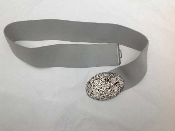 Vintage Elasticated Belt - Retro Belt - American E