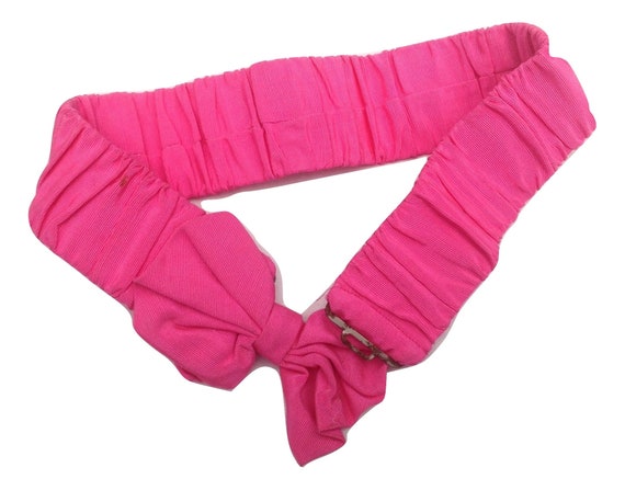 Vintage Elasticated Belt - Retro Belt - American E