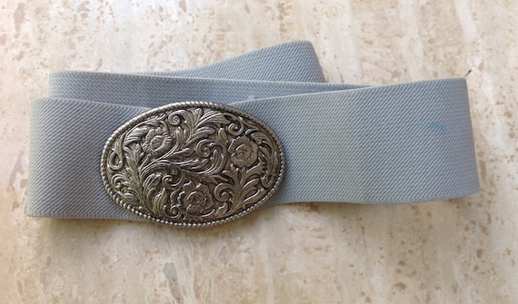 Vintage Elasticated Belt - Retro Belt - American E