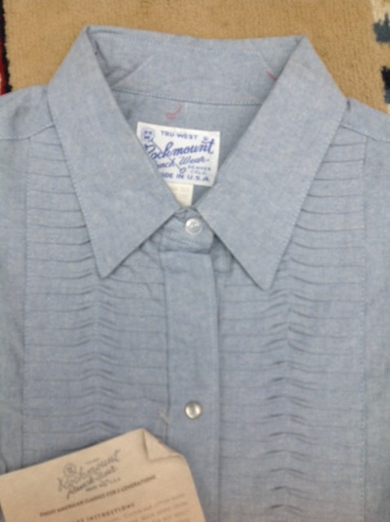 Cowboy Shirt Western Shirt Vintage Rockmount Ranch Wear American Vintage shirt Cowboy Western Shirt