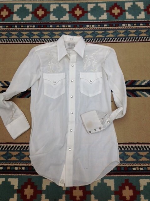 Image of Western Shirt - Vintage Cowboy Wear By H Bar C Styling