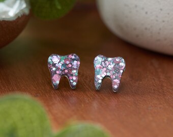 GIRLS TRIP | Tooth Earrings | Single Set | Dental Hygienist, Dental Assistant, Dentist, Student, Dental Gift